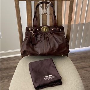 Coach Brown Leather Handbag